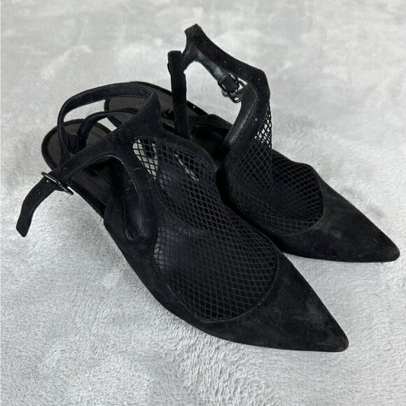 Alexander Wang  Black Pumps Suede Heels Women’s Size 36 EU - Picture 5 of 11